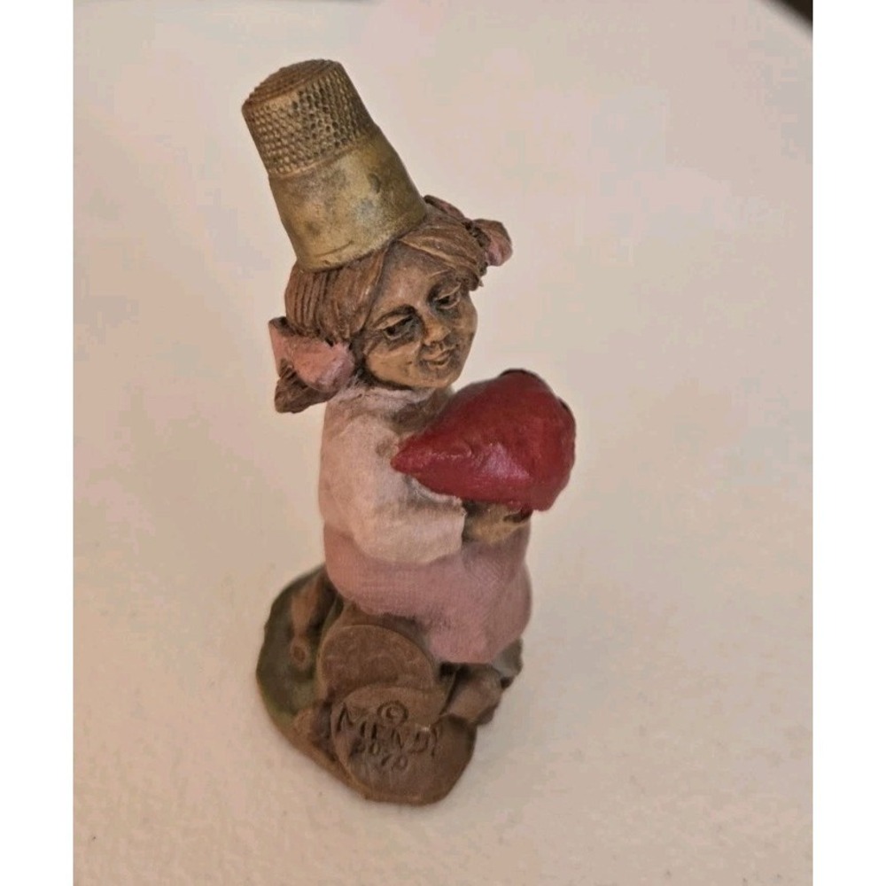 Tom Clark Mendy Figurine Gnome Sculpture Signed‎ Cairn Studio 1989
